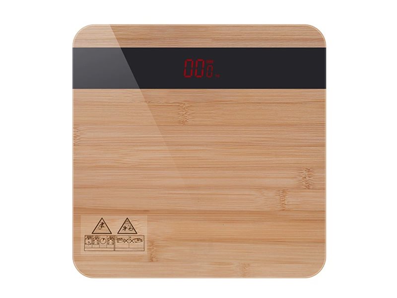 LED Bamboo Body Weight Scale